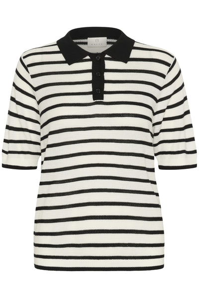 KAamalia Pullover Chalk/Black Stripe - 10510176 Thumbnail