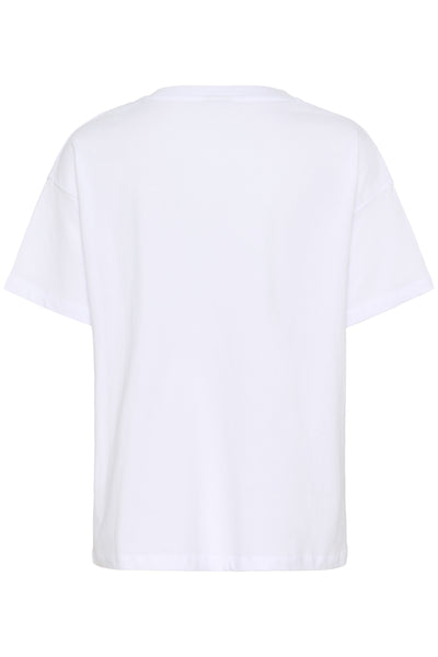 KAadelina T-Shirt Optical White/Black Text Print - 10510210 Thumbnail