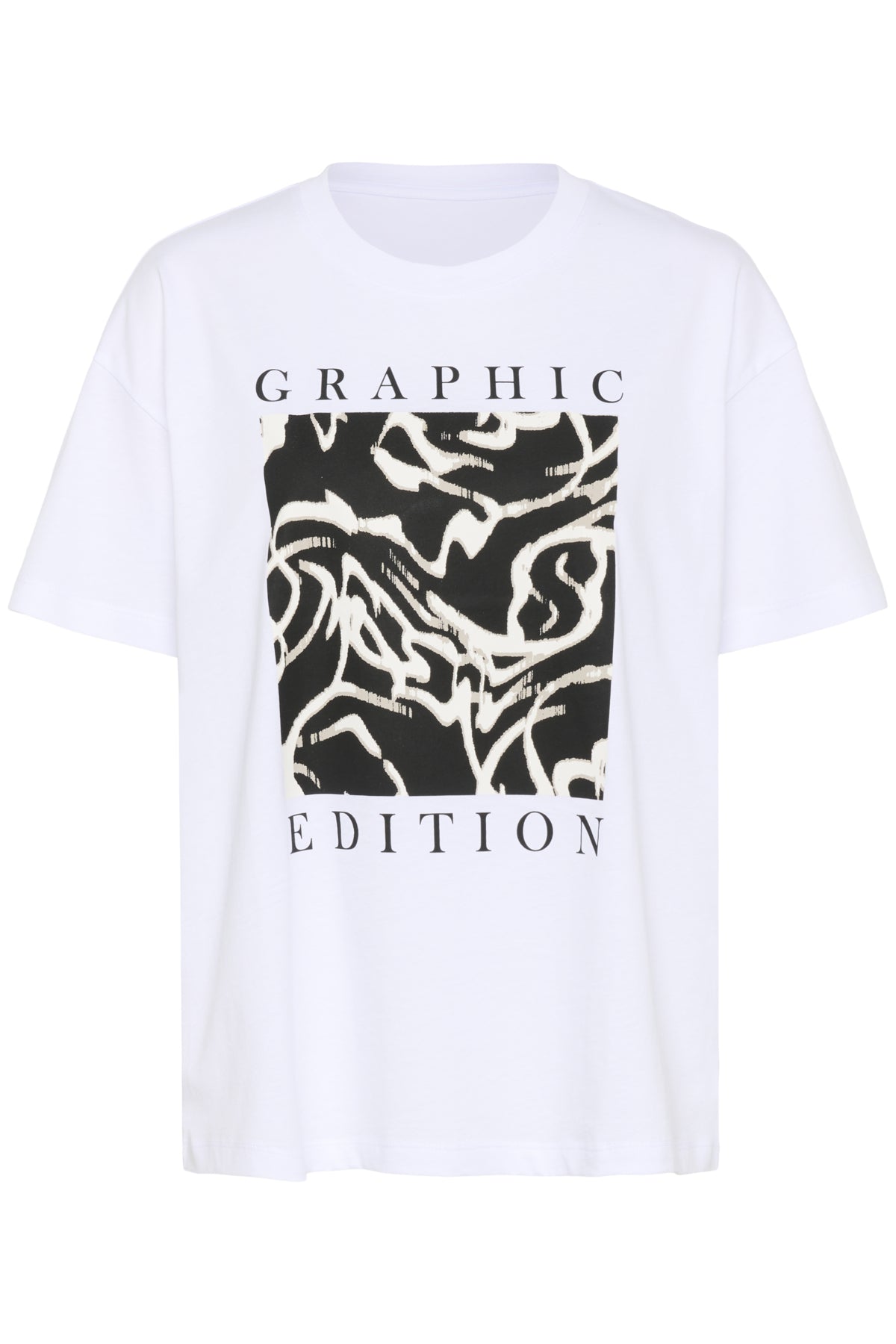 KAvivie T-Shirt Optical White/Graphic Square - 10510215