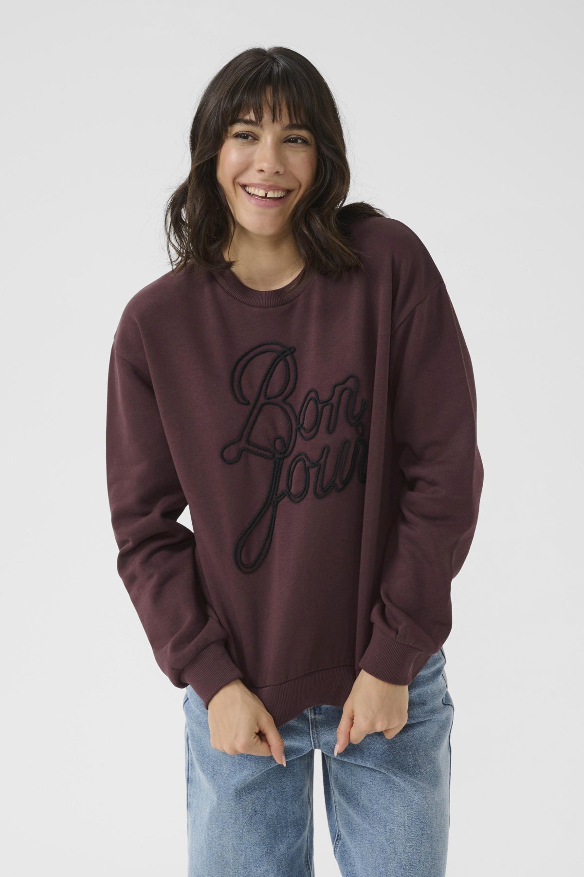 KAberta Sweatshirt FUDGE - 10510216