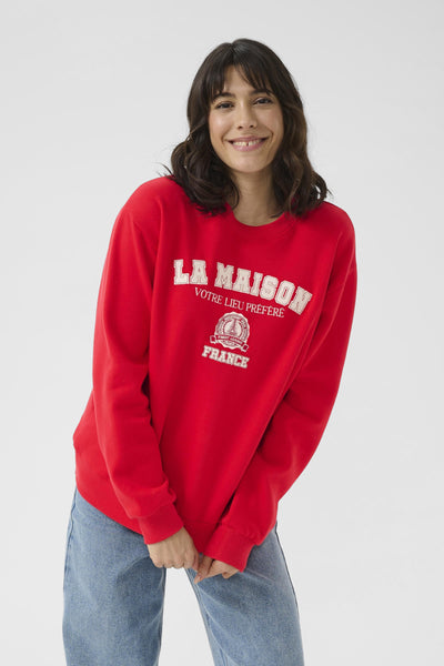 KAberta Sweatshirt True Red - 10510216 Thumbnail