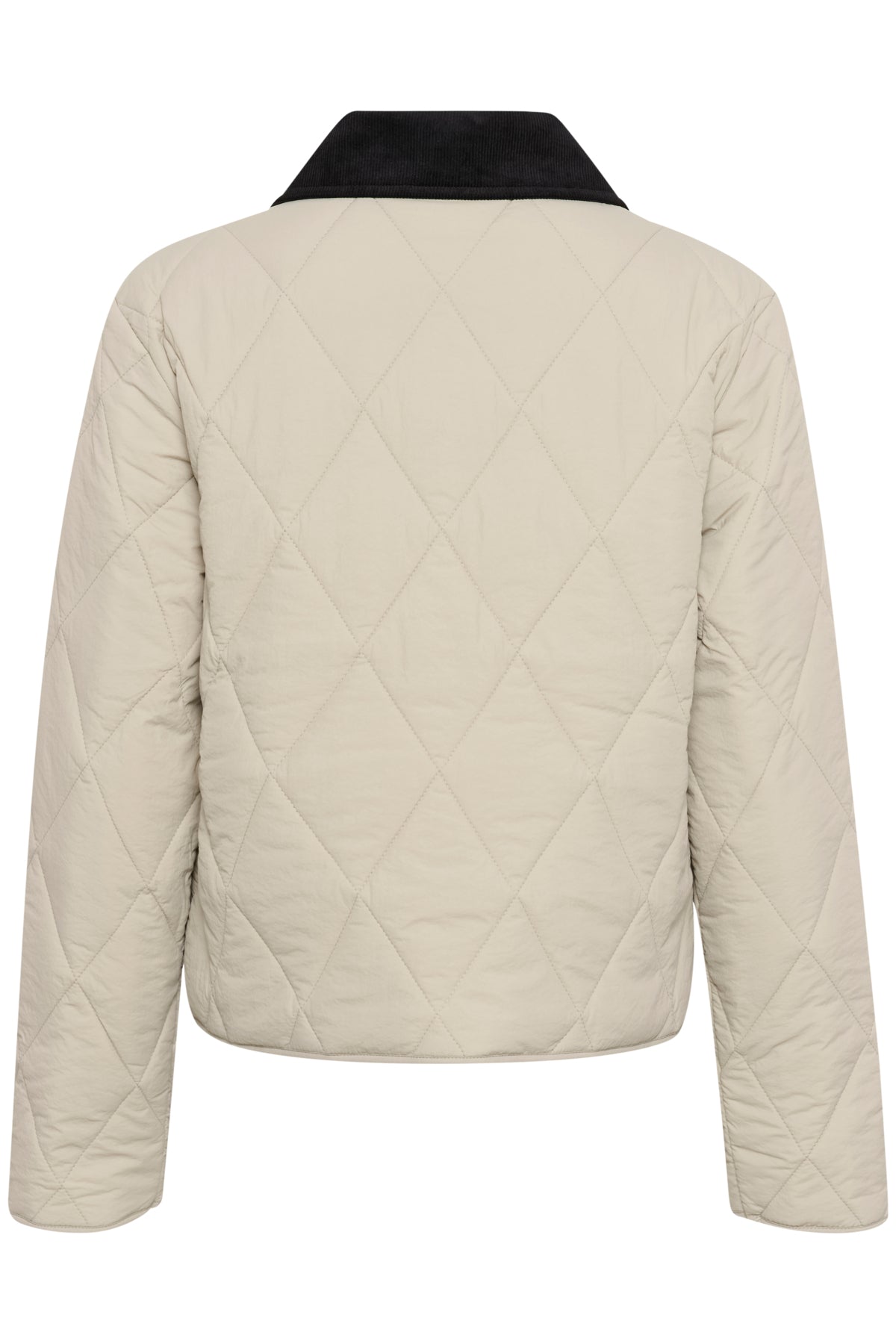 KAanneli Quilted Jacket Feather Gray - 10510278