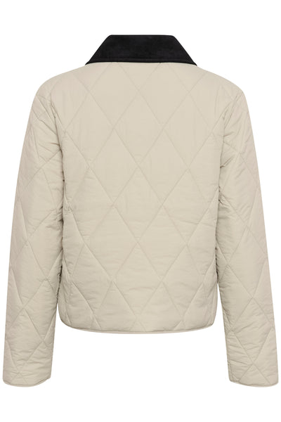 KAanneli Quilted Jacket Feather Gray - 10510278 Thumbnail