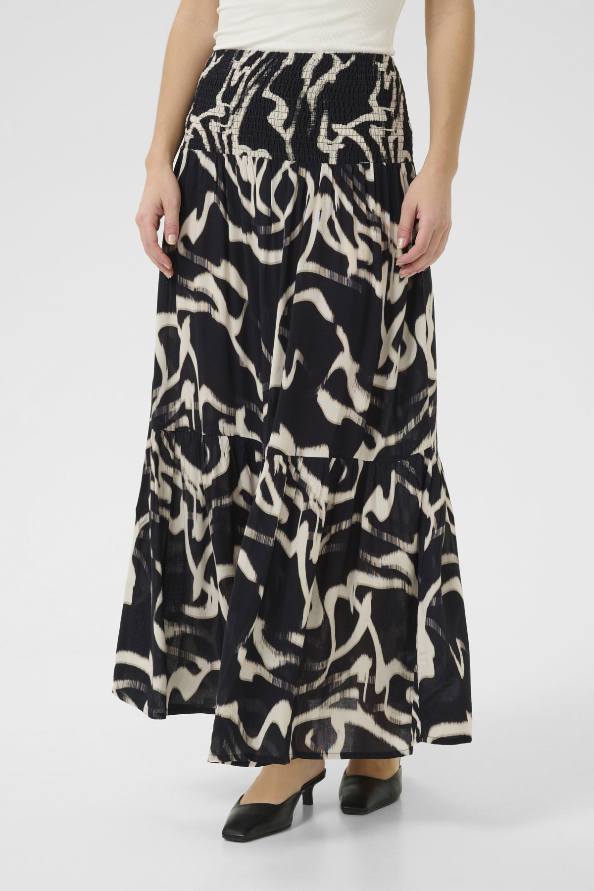 KAbeathe Skirt Black/Nature Organic Lines - 10510316