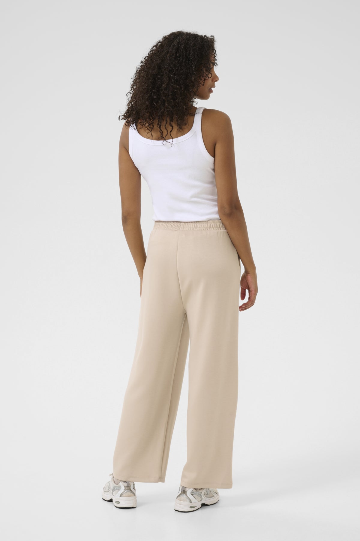 KAsif Sweat Pants Cropped Feather Gray - 10510317