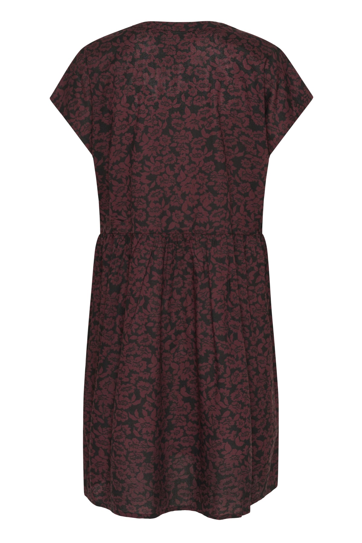KAbeathe Short Dress Fudge/Black Flower Print - 10510318