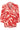KAmartha Frill Blouse True Red/Nature Graphic - 10510322