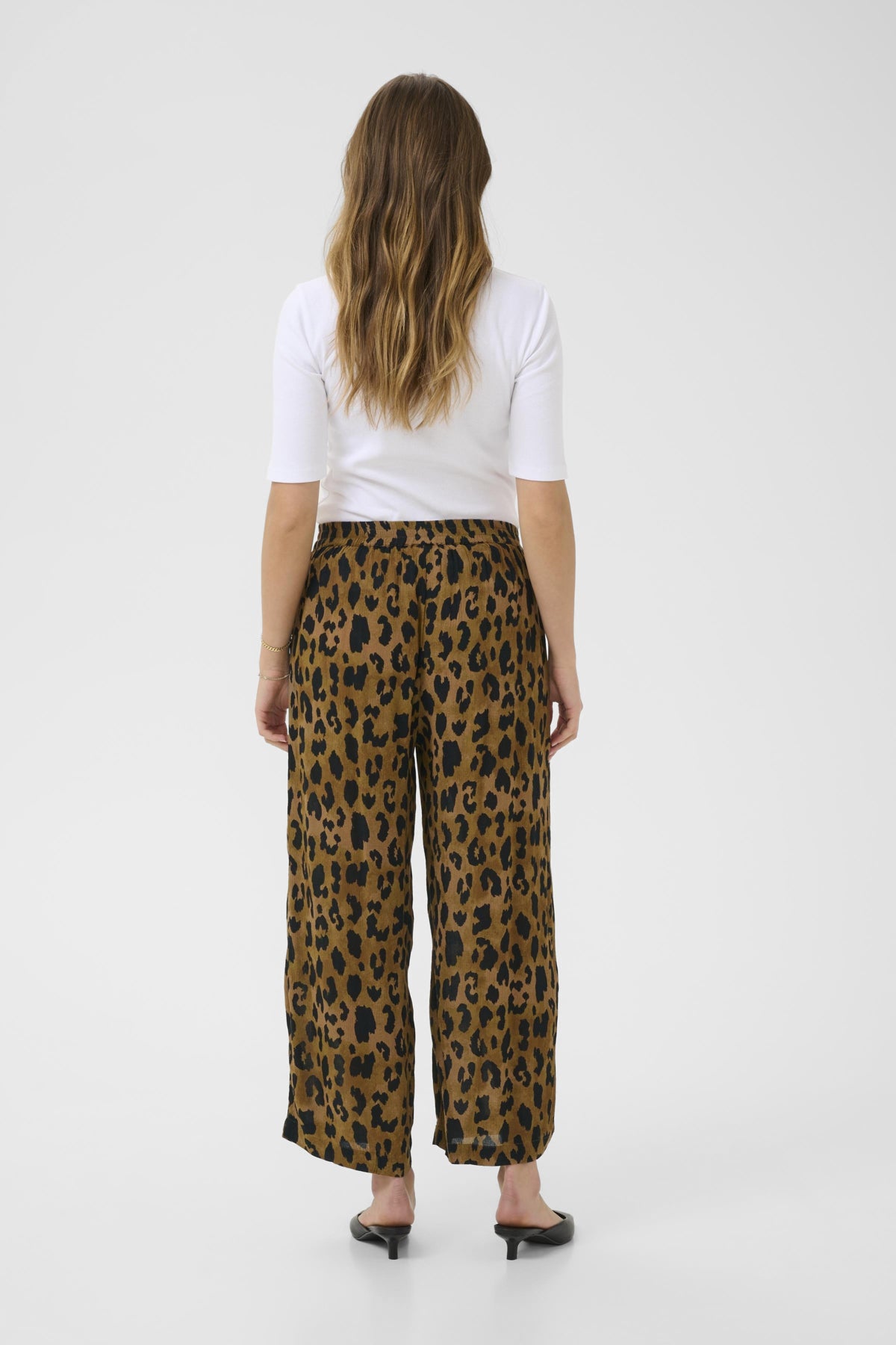 KAmille Amber Pants Brown Leopard Print - 10510334