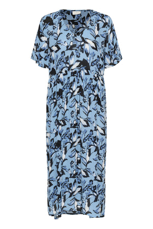 KAjessi Amber Dress Blue Graphic Flower - 10510336