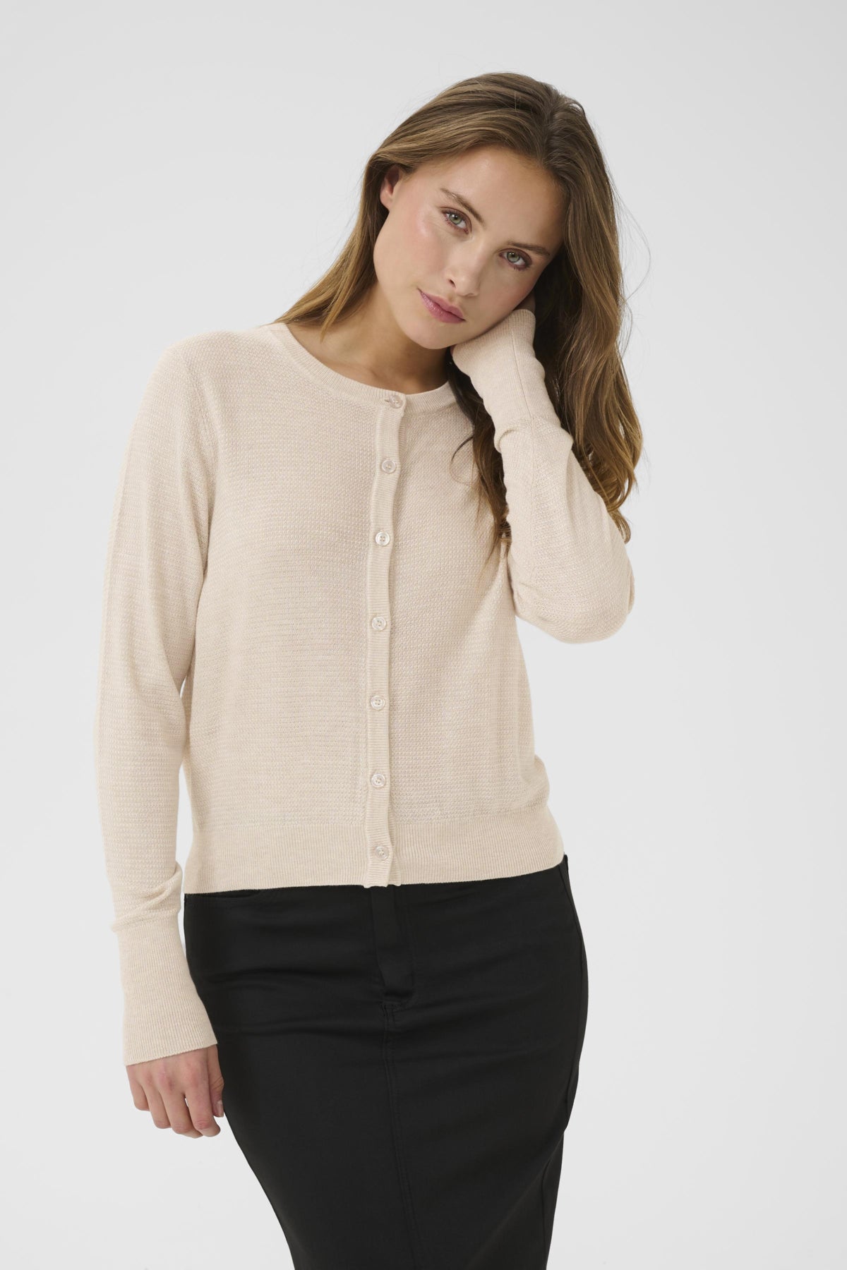 KAamalia Cardigan Feather gray CC