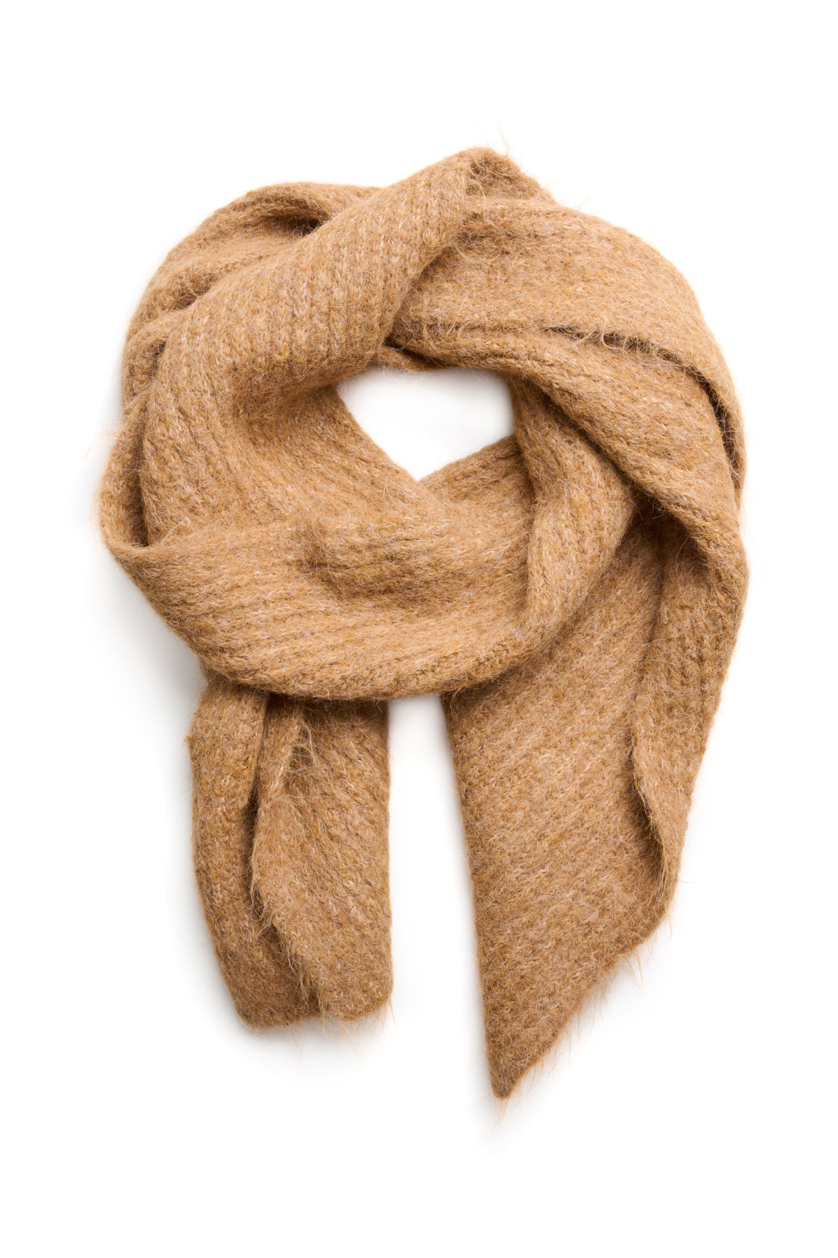 KAhenry Knitted Scarf Toasted Coconut Melange - 10510406