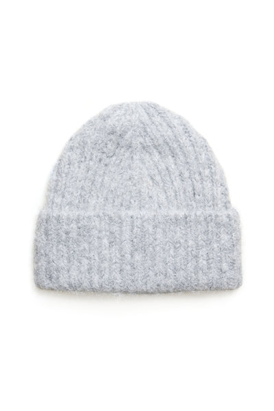 KAhenry Knitted hood Grey Melange - 10510407 Thumbnail