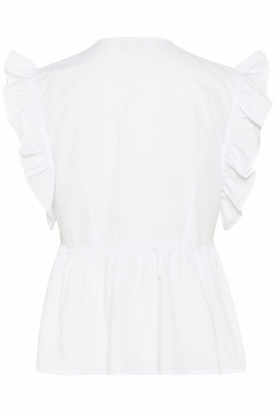 KAgerid Flounce Top Optical White - 10510444 Thumbnail