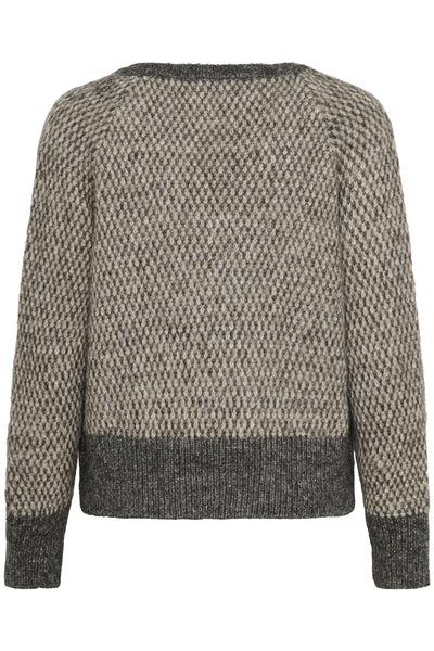 KAmelinda Pullover Dark Grey M./Feather Gray M. - 10510449 Thumbnail