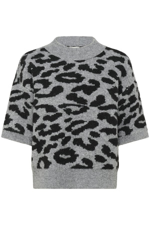 KAsandra Pullover LGM/Black Leopard - 10510453