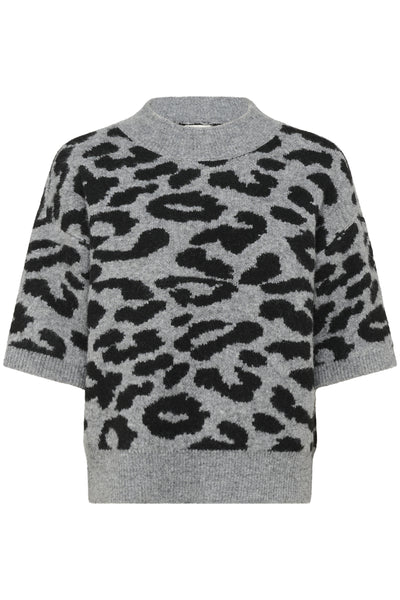 KAsandra Pullover LGM/Black Leopard - 10510453 Thumbnail