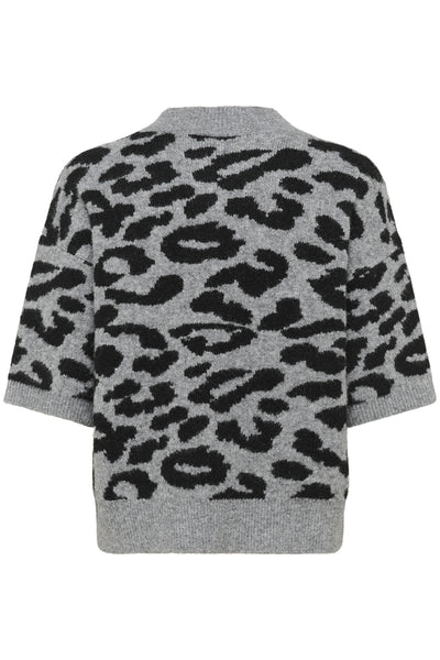 KAsandra Pullover LGM/Black Leopard - 10510453 Thumbnail