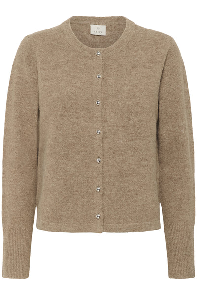 KAniel Knit Cardigan Toasted Coconut Melange - 10510481 Thumbnail
