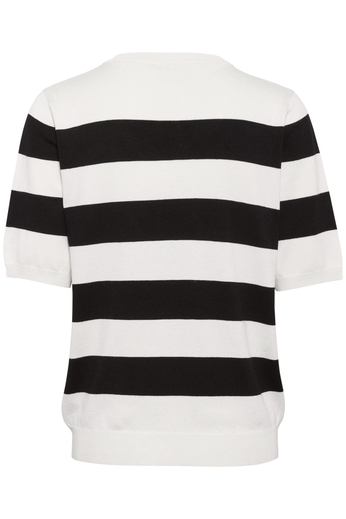 KAlizza Striped V-neck Turtledove/black boldstripe - 10510501