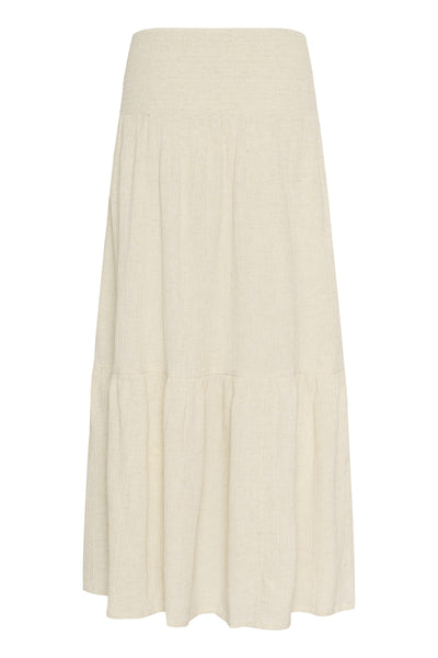 KAgitte Smock Skirt Feather Gray Melange - 10510509 Thumbnail
