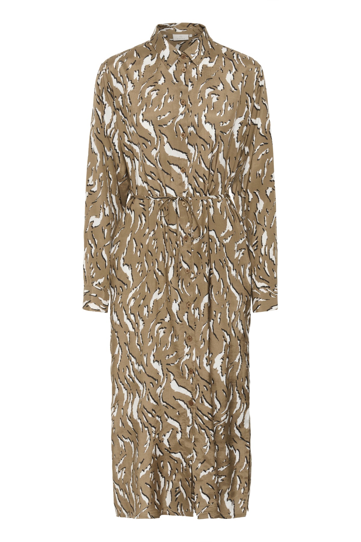KAmille Shirt Dress Toasted Coconut Graphic Animal - 10510518