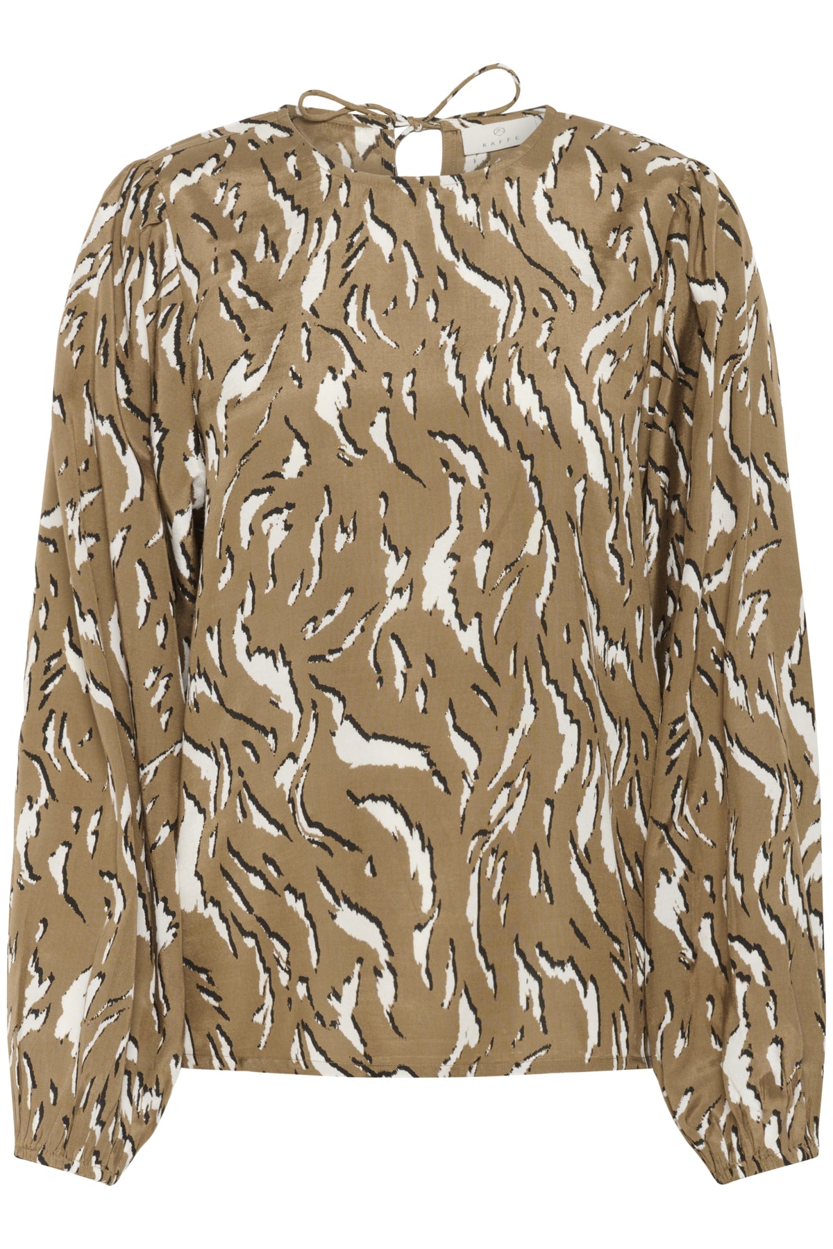 KAmille Blouse Toasted Coconut Graphic Animal - 10510519
