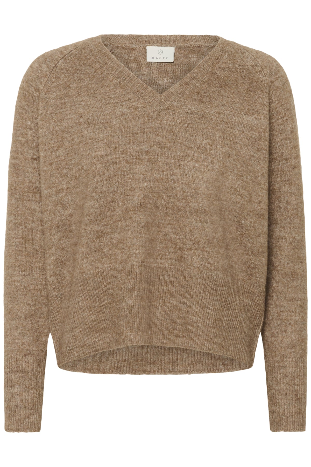 KAniel v-neck Pullover Toasted Coconut Melange - 10510521