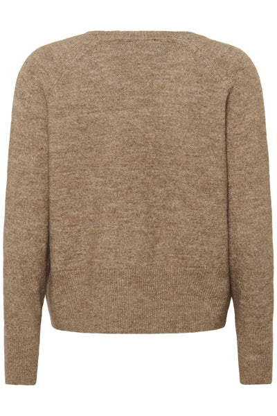 KAniel v-neck Pullover Toasted Coconut Melange - 10510521 Thumbnail