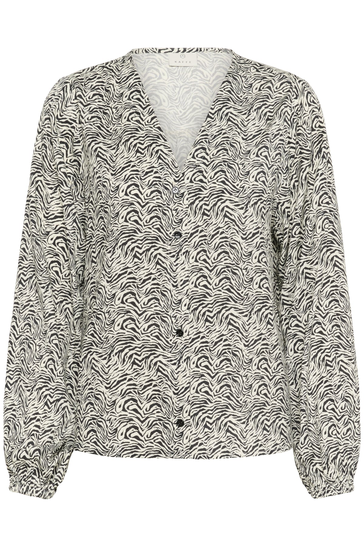 KAmiriam Blouse Black Oyster/Turtledove Animal - 10510551