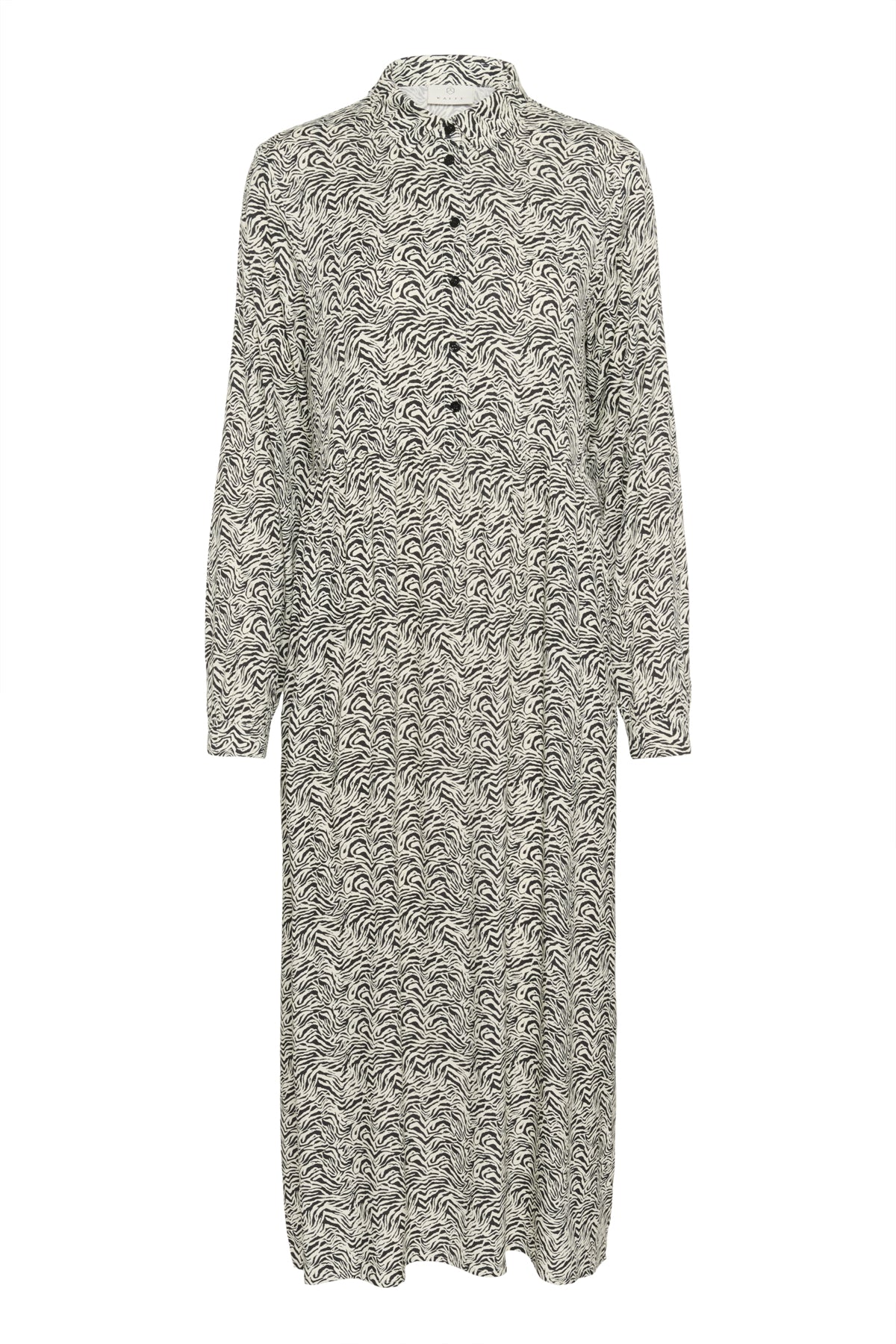 KAmiriam Shirt Dress Black Oyster/Turtledove Animal - 10510552
