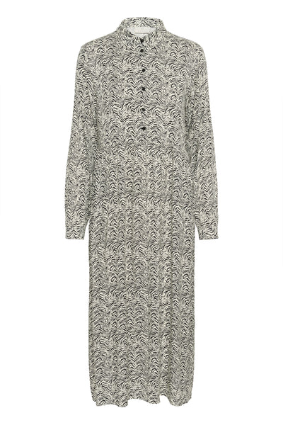 KAmiriam Shirt Dress Black Oyster/Turtledove Animal - 10510552 Thumbnail