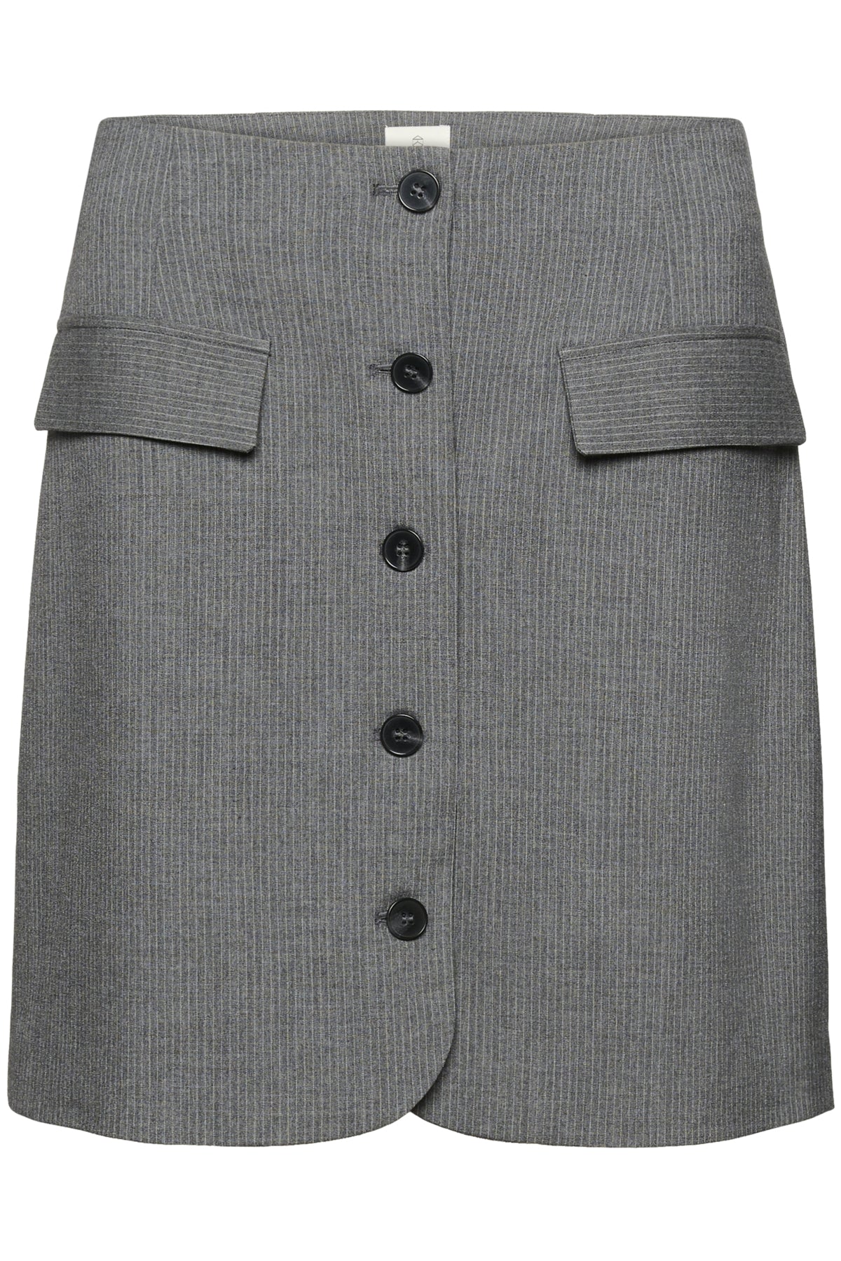 KAellie Skirt Grey Melange / Chalk Stripe - 10510553
