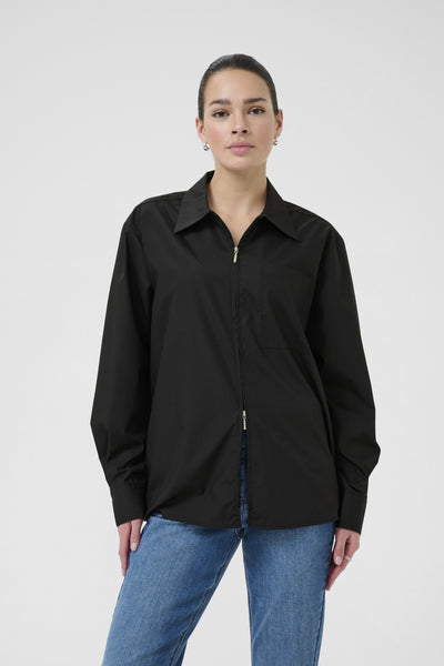 KAalva Shirt Black deep - 10510554 Thumbnail