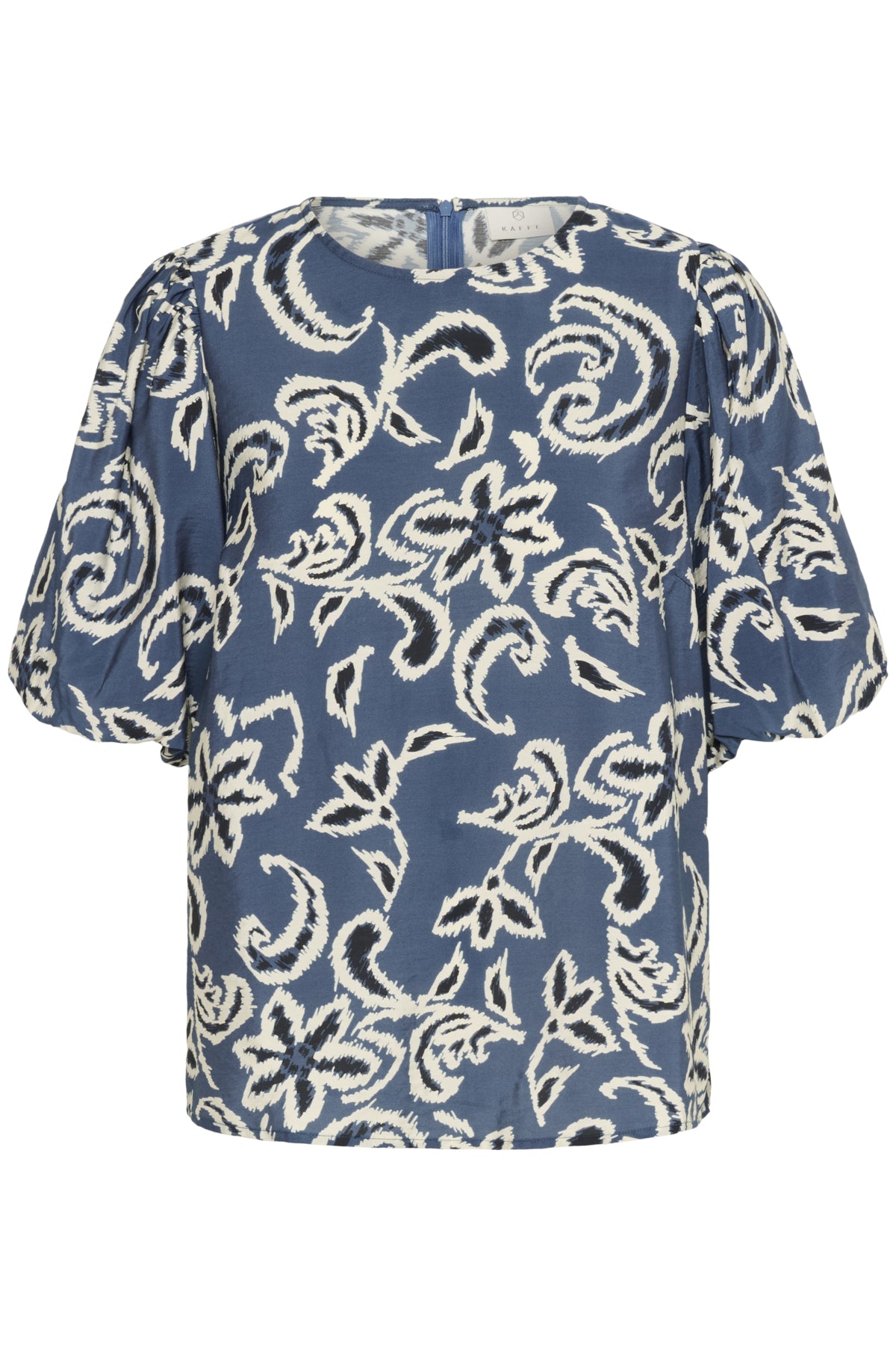 KAdahlia Blouse Bering Sea/White Paisley - 10510569