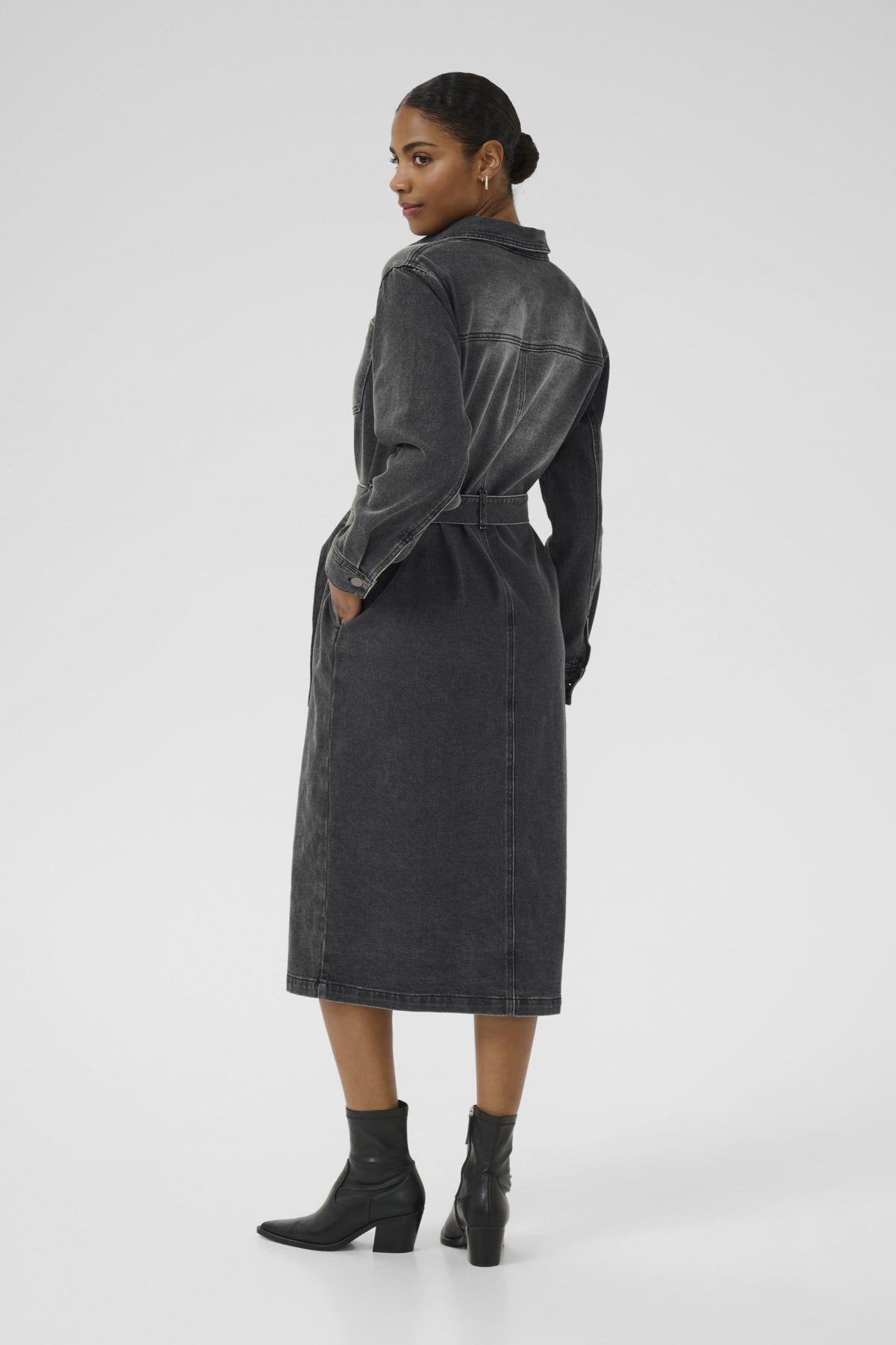 KAabby Denim Dress Medium Grey Denim - 10510583