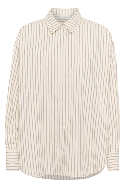 KAvictoria Shirt Antique White Stripe - 10510585 Thumbnail