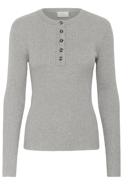 KAomi Pullover Grey Melange - 10510601 Thumbnail