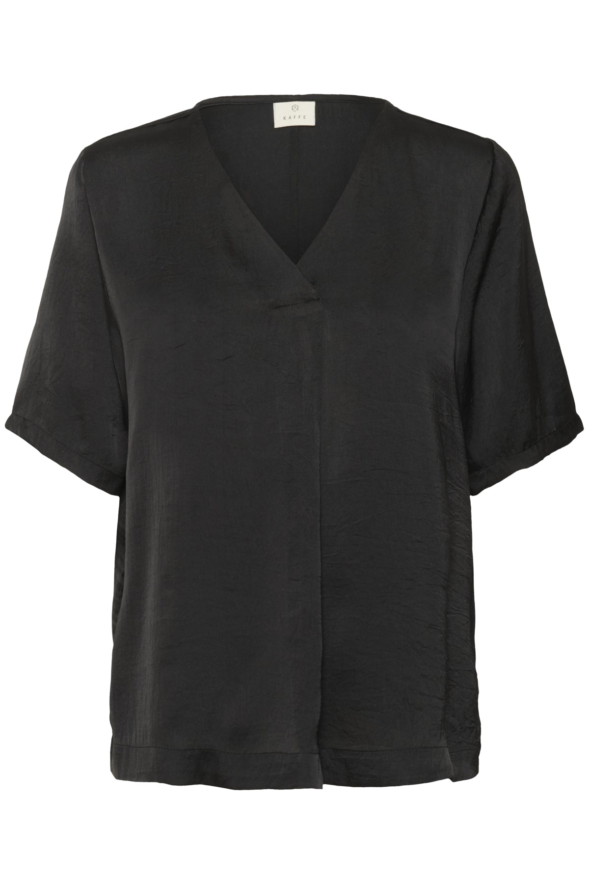KAariel V-Neck Blouse Black deep - 10510606