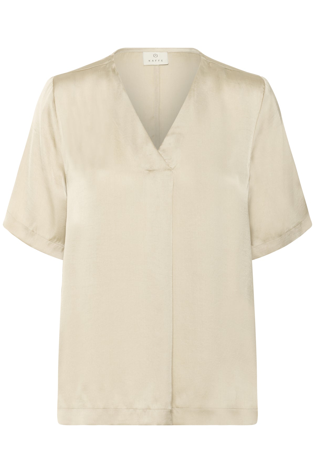 KAariel V-Neck Blouse Feather Gray - 10510606