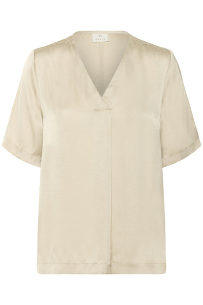 KAariel V-Neck Blouse Feather Gray - 10510606 Thumbnail