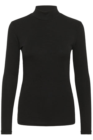 KAiben Roll neck T-Shirt Black deep - 10510612