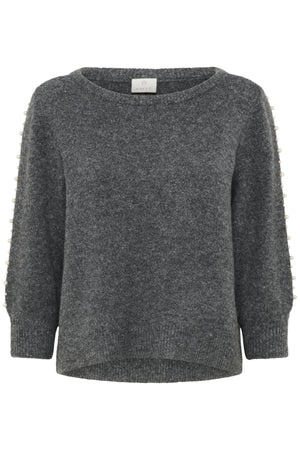 KAbetty Pullover Grey Melange - 10510632