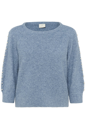 KAbetty Pullover Windward Blue Melange - 10510632