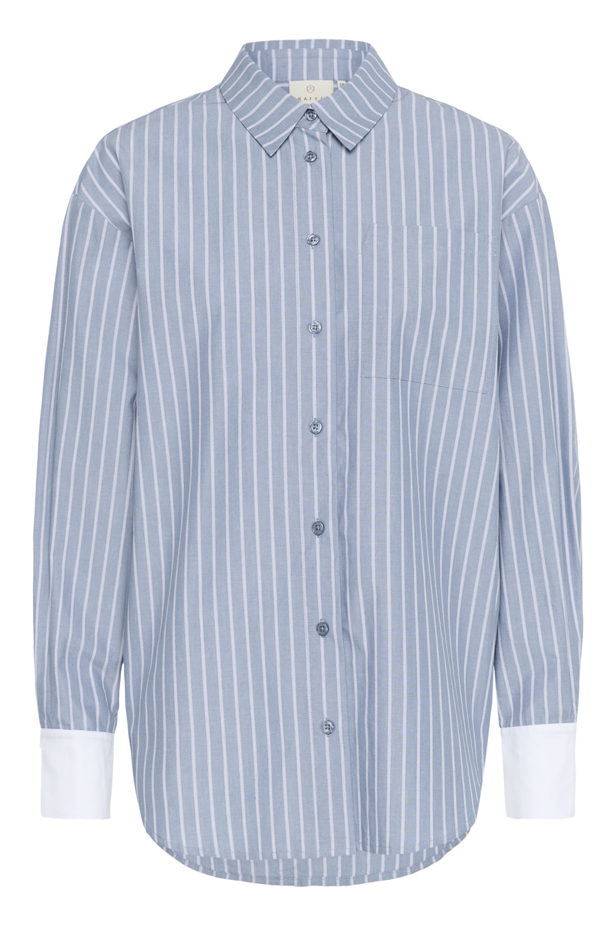 KAmilina Shirt Windward blue melange stripe - 10510642