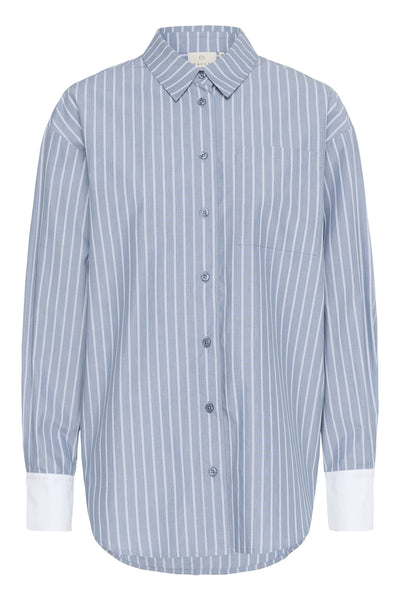 KAmilina Shirt Windward blue melange stripe - 10510642 Thumbnail