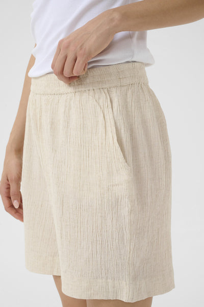 KAgitte shorts Feather Gray Melange - 10510651 Thumbnail