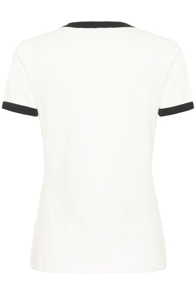 KAlillian Zia T-Shirt Chalk/Black Binding - 10510657 Thumbnail