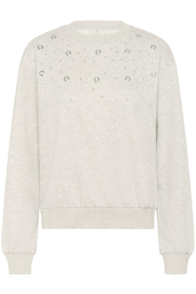 KAvivian Sweatshirt Grey Melange - 10510664 Thumbnail