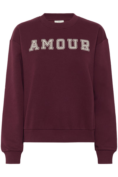 KAelenora Sweatshirt Windsor Wine/Amour Embd. - 10510672 Thumbnail