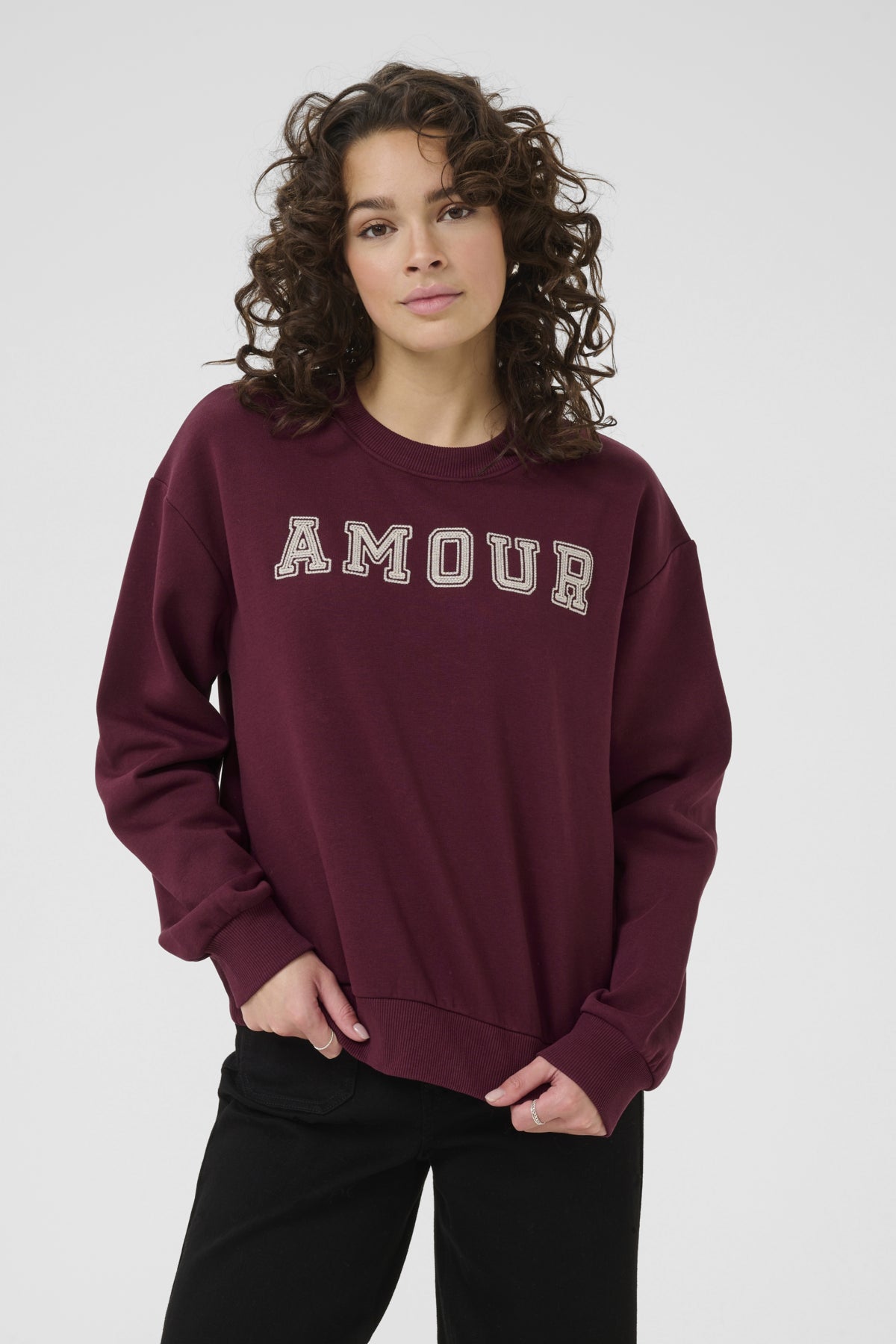 KAelenora Sweatshirt Windsor Wine/Amour Embd. - 10510672